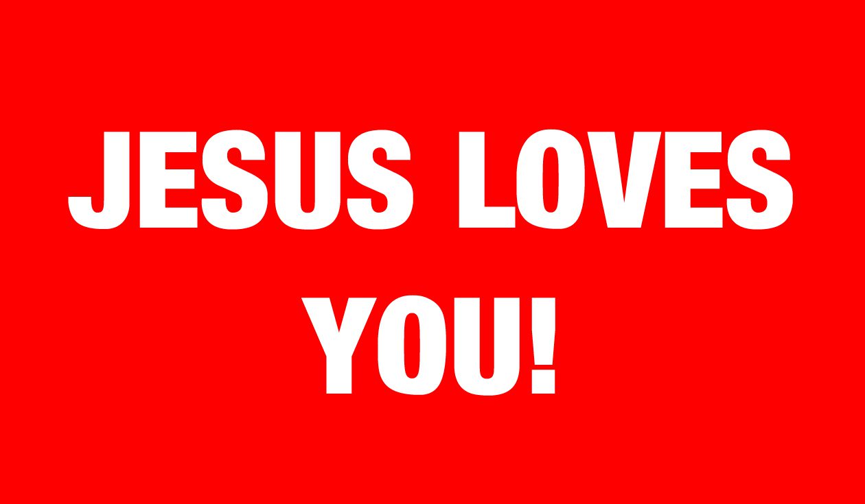 Jesus Loves you English_Front