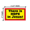 There is Hope in Jesus_Sticker_Dimensions