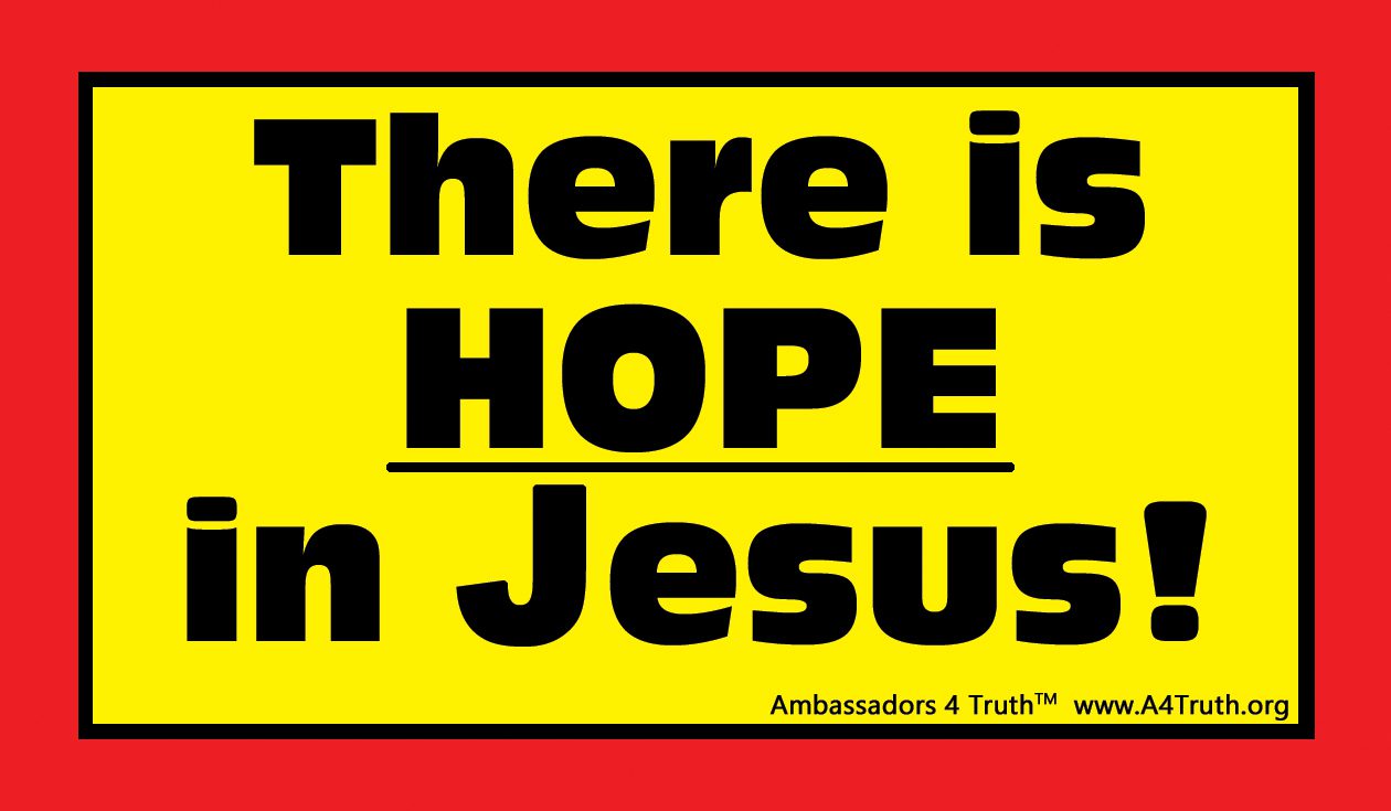 Hope in Jesus Sticker_Front