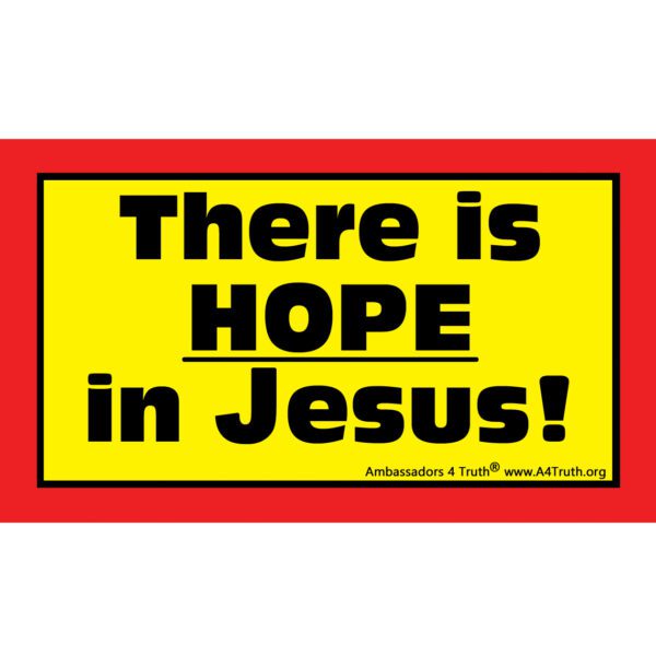 There is Hope in Jesus_Sticker