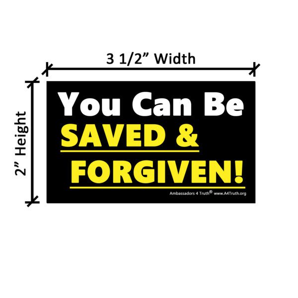 You can be Saved and Forgiven_Dimensions Business Card Sized